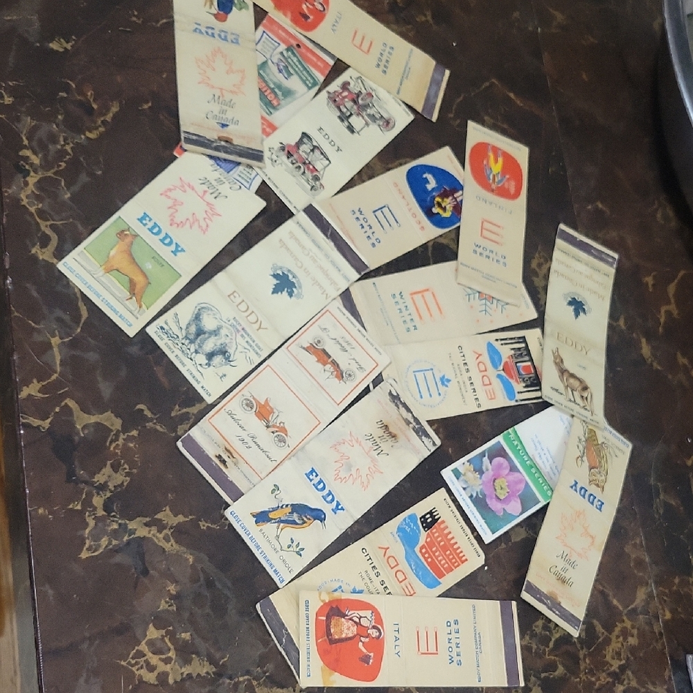 Vintage Eddy Matchbook Cover  Collection
